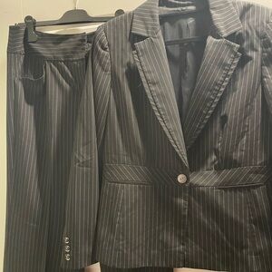 Pinstripe suit